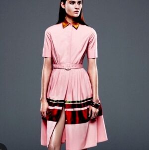 The Limited X Sophie Theallet Belted Shirt Pocket Dress Size 8 MSRP $98